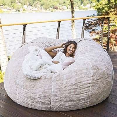 Housse de pouf lemos (housse uniquement sans remplissage) housse de canapé lit surdimensionnée et moelleuse. Magasinez en ligne sur DIAYTAR COTE D'IVOIRE  et profitez de prix imbattables sur une gamme complète de produits. De l'équipement de cuisine aux articles de mode, en passant par les appareils électroniques dernier cri, nous offrons une large sélection de produits discount, adaptés à tous les besoins.