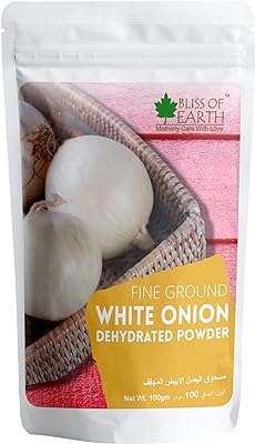 Bliss of earth 35 oz de poudre d'oignon blanc déshydraté biologique idéale pour la cuisine. Besoin de produits à petit prix ? DIAYTAR COTE D'IVOIRE  vous propose une large sélection d'articles discount, allant de la maison à l'électroménager en passant par l'informatique, la mode et les gadgets. Faites des économies en faisant vos achats chez nous !