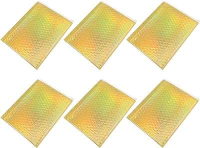 6 pièces enveloppes à bulles rembourrées en poly rembourrage paquets d'expédition. DIAYTAR COTE D'IVOIRE  - Votre fournisseur en ligne pour des produits de qualité à des prix discount. Explorez notre boutique en ligne pour trouver des offres incroyables sur des articles allant des accessoires de mode aux appareils électroniques, en passant par les produits de jardinage et les jouets pour enfants.