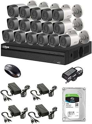 Kit de caméra de sécurité extérieure dahua hd 2mp dvr 16ch 16. À la recherche de bons plans pour équiper votre maison à moindre coût ? DIAYTAR COTE D'IVOIRE  est là pour vous ! Découvrez notre sélection de produits discount pour la maison, de l'électroménager à la décoration, et profitez de prix imbattables tout au long de l'année.