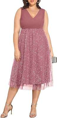 Robe de soirée mi longue grande taille à col en v pour femme. À la recherche de bonnes affaires ? DIAYTAR COTE D'IVOIRE  est là pour vous ! Notre boutique en ligne généraliste propose une variété de produits discount, allant des articles pour la maison à l'électroménager, en passant par l'informatique et la mode, ainsi que les gadgets indispensables à petits prix.
