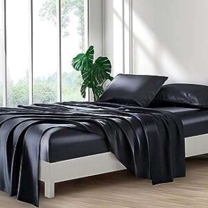 Draps de lit en satin draps soie d'hôtel de luxe ensemble queen. Découvrez DIAYTAR COTE D'IVOIRE  - votre guichet unique pour des achats discount en ligne. Que vous recherchiez des produits électroménagers, des gadgets high-tech ou des vêtements tendance, notre boutique généraliste propose une large gamme d'articles à prix réduits pour tous les budgets. Ne manquez pas les bonnes affaires chez DIAYTAR COTE D'IVOIRE  !