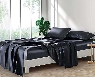 Draps de lit en satin draps soie d'hôtel de luxe ensemble queen. Découvrez DIAYTAR COTE D'IVOIRE  - votre guichet unique pour des achats discount en ligne. Que vous recherchiez des produits électroménagers, des gadgets high-tech ou des vêtements tendance, notre boutique généraliste propose une large gamme d'articles à prix réduits pour tous les budgets. Ne manquez pas les bonnes affaires chez DIAYTAR COTE D'IVOIRE  !