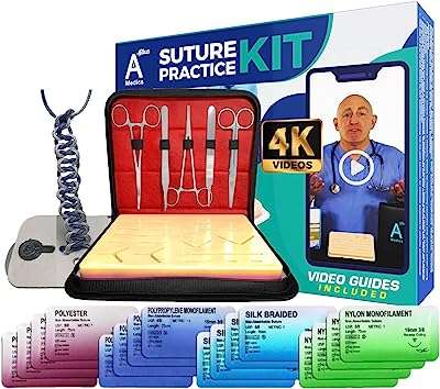 Kit de suture complet pour les étudiants en médecine avec un cours vidéo hd sur la façon suturer guide formation à et un e. DIAYTAR COTE D'IVOIRE  vous offre un large choix de produits discount, allant des appareils électroménagers dernier cri aux vêtements à la mode en passant par les gadgets les plus innovants. Faites vos achats en ligne en toute simplicité et bénéficiez de prix avantageux pour équiper votre maison avec style, sans vous ruiner.