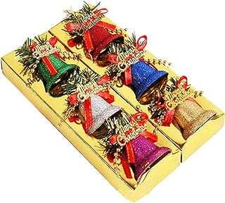 Cloches de noël 6 pièces mini cloche de noël artisanales cloches joyeuses colorées avec boîte. DIAYTAR COTE D'IVOIRE  : votre partenaire idéal pour des achats en ligne abordables et variés. Parcourez notre large sélection de produits discount, des appareils électroménagers aux vêtements et accessoires de mode, en passant par les gadgets dernier cri. Faites des économies sans compromettre la qualité grâce à DIAYTAR COTE D'IVOIRE  !