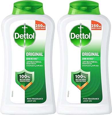 Lavage corporel antibactérien original dettol 250 ml lot de 2. DIAYTAR COTE D'IVOIRE  - La destination en ligne pour les chasseurs de bonnes affaires ! Parcourez notre sélection incroyable de produits discount, comprenant tout, des appareils ménagers aux gadgets dernier cri. Faites des économies sans sacrifier la qualité avec DIAYTAR COTE D'IVOIRE .