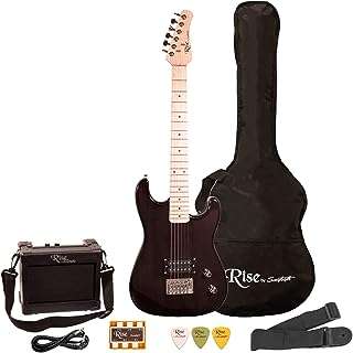 Rise by sound ensemble de guitare électrique 3 4 pour débutant droitier. DIAYTAR COTE D'IVOIRE, la référence des bonnes affaires en ligne ! Explorez notre boutique et découvrez une sélection variée de produits, de la maison à l'informatique en passant par la mode et les gadgets. Profitez de nos prix compétitifs et achetez en toute confiance. Faites de DIAYTAR COTE D'IVOIRE  votre allié shopping, vous ne le regretterez pas.