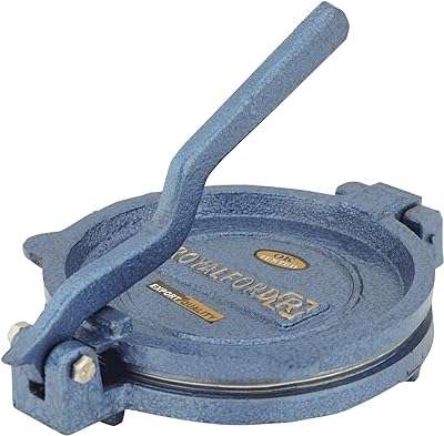 Presse à chapati confortable utiliser corps en fonte lourde avec plaque en acier inoxydable de qualité. Bienvenue chez DIAYTAR COTE D'IVOIRE, votre destination de choix pour dénicher des bonnes affaires en ligne. Explorez notre sélection de produits discount allant des indispensables de la maison aux dernières nouveautés informatiques et mode, et profitez de notre engagement à vous offrir des prix compétitifs.
