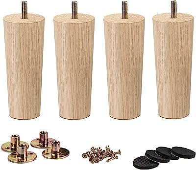Pieds de meubles en bois 6" 15 cm ensemble de 4 pieds massif. Faites une affaire incroyable chez DIAYTAR COTE D'IVOIRE, votre destination en ligne pour des achats discount qui ne vident pas votre portefeuille ! Parcourez notre sélection complète de produits, des articles pour la maison aux gadgets dernier cri. Économisez sur les appareils informatiques de haute technologie et vos marques de mode préférées, tout en profitant d'une livraison rapide et d'un service client exceptionnel. Redéfinissez votre façon de magasiner avec nous et réalisez des économies substantielles dès maintenant !