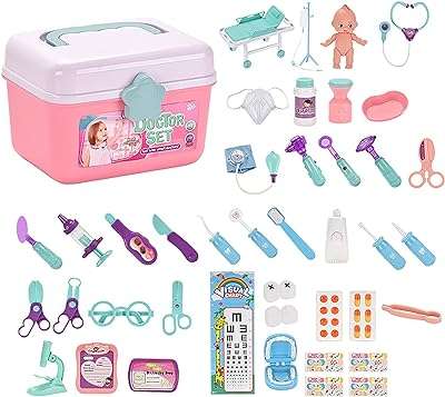Kit de médecin pour enfants 42 pièces jouets éducatifs de simulation de docteur avec étui. Faites de bonnes affaires en ligne avec DIAYTAR COTE D'IVOIRE, votre destination ultime pour des produits discount de qualité. Découvrez notre catalogue diversifié comprenant des articles pour la maison, l'électroménager, l'informatique, la mode et les gadgets. Optez pour des prix réduits sans compromettre sur la qualité grâce à DIAYTAR COTE D'IVOIRE .