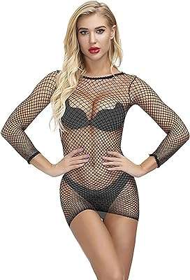 Pyjama sexy en maille transparente pour femmes (couleur. DIAYTAR COTE D'IVOIRE, votre destination en ligne pour des achats malins à petits prix ! Parcourez notre vaste catalogue qui regorge de produits discount, des essentiels de la maison aux appareils électroménagers, en passant par les dernières tendances de la mode et les gadgets high-tech.