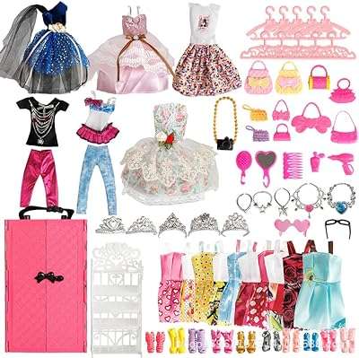 Armoire de rangement pour poupées de 30 cm de yalla joy 66 ensembles d'accessoires vêtements et chaussures. Cherchez-vous des produits de qualité à des prix abordables ? Ne cherchez plus ! DIAYTAR COTE D'IVOIRE  propose une sélection diversifiée de produits discount allant des articles ménagers aux produits high-tech, le tout à des prix défiant toute concurrence. N'attendez plus pour faire votre shopping malin.