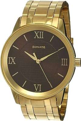 Montre analogique sonata 2020 à cadran marron pour homme par utsav. Faites des économies substantielles sur DIAYTAR COTE D'IVOIRE ! Parcourez notre catalogue en ligne et découvrez une gamme complète de produits de la maison à l'électroménager, de l'informatique à la mode en passant par les gadgets, tous proposés à des prix discount exceptionnels.