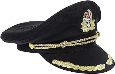Casquette de marin casquette de capitaine de navire chapeau d'amiral de la marine bateau. Trouvez des bonnes affaires tous les jours sur DIAYTAR COTE D'IVOIRE, votre boutique en ligne incontournable. Avec notre large gamme de produits discount allant de la maison à l'électroménager, de l'informatique à la mode et aux gadgets, vous êtes assuré de trouver ce que vous cherchez à prix abordable. Ne manquez pas nos offres spéciales et achetez en toute confiance dès aujourd'hui!