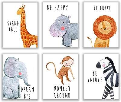 Décor mural de chambre d'enfant décoration murale de bébé d'enfant safari art la jungle. Achetez malin sur DIAYTAR COTE D'IVOIRE  ! Notre boutique en ligne généraliste propose une large gamme de produits discount allant des articles pour la maison, à la mode en passant par l'électroménager et l'informatique. Profitez de nos offres imbattables et faites des économies dès aujourd'hui !