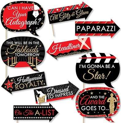 Ensemble d'accessoires de photographie de soirée cinéma big dot of happiness 10. Découvrez DIAYTAR COTE D'IVOIRE, la boutique en ligne incontournable pour les chasseurs de rabais. Trouvez tout ce dont vous avez besoin, des articles pour la maison à l'électroménager, en passant par l'informatique et la mode, à des prix discount incroyables. Économisez tout en vous offrant ce dont vous avez besoin chez DIAYTAR COTE D'IVOIRE !