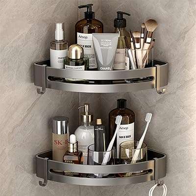 Nileen étagère d'angle de douche organisateur salle de bain panier de rangement triangulaire. Découvrez DIAYTAR COTE D'IVOIRE  et profitez de notre sélection exceptionnelle de produits discount à des prix imbattables. Que vous recherchiez des appareils électroménagers de qualité, des gadgets high-tech dernier cri ou des accessoires de mode à petit prix, vous trouverez tout cela dans notre boutique en ligne.
