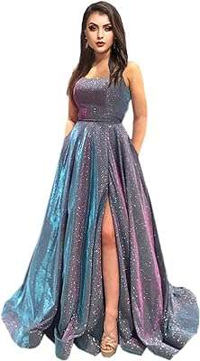 Robes de bal pour femmes bretelles spaghetti encolure dégagée robe de soirée formelle avec poches. Faites des économies sur tous vos achats chez DIAYTAR COTE D'IVOIRE . Notre boutique en ligne vous propose un large choix de produits discount, allant des indispensables pour la maison aux articles high-tech et aux accessoires de mode. Ne manquez pas nos offres exceptionnelles pour acheter intelligemment et à petits prix !