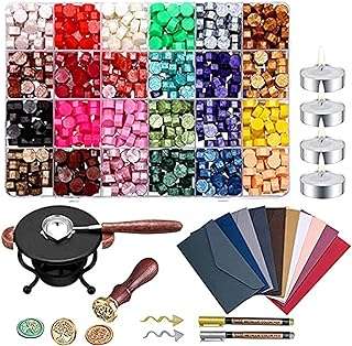 Goodrn 600 pièces de perles de cire à cacheter emballées dans une boîte en plastique. DIAYTAR COTE D'IVOIRE  est votre guichet unique pour des produits discount de haute qualité. Parcourez notre large sélection d'articles, allant des appareils électroménagers essentiels aux produits informatiques, en passant par les accessoires mode et les gadgets dernier cri, tout en profitant de prix imbattables.