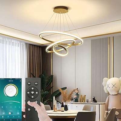 Suspension led intelligente moderne lustres à 3 anneaux intensité variable avec télécommande. Faites de bonnes affaires en ligne avec DIAYTAR COTE D'IVOIRE, votre destination ultime pour des produits discount de qualité. Découvrez notre catalogue diversifié comprenant des articles pour la maison, l'électroménager, l'informatique, la mode et les gadgets. Optez pour des prix réduits sans compromettre sur la qualité grâce à DIAYTAR COTE D'IVOIRE .