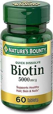 Comprimés à dissolution instantanée de biotine nature's beauty fraise 5 000. Découvrez DIAYTAR COTE D'IVOIRE, la boutique en ligne qui vous propose une large gamme de produits discount, de l'électroménager à la mode en passant par l'informatique. Bénéficiez de prix avantageux et d'une expérience de shopping en ligne pratique et économique.