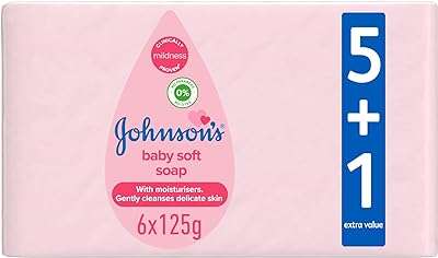 Savon doux johnson's baby paquet de 6 125 g. DIAYTAR COTE D'IVOIRE  - la solution pour des achats discount en ligne simples et rapides. Trouvez tout ce dont vous avez besoin sans vous ruiner, de la maison à l'électroménager en passant par l'informatique et la mode. Profitez de nos prix compétitifs et faites des économies dès maintenant.