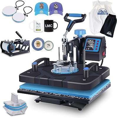 Machine de presse à chaud 5 en 1 améliorée 12". À la recherche de bons plans et de prix irrésistibles ? DIAYTAR COTE D'IVOIRE  est votre destination ultime ! Explorez notre boutique en ligne généraliste où vous trouverez une large gamme de produits discount, couvrant tous vos besoins. Achetez l'électroménager dont vous avez besoin, renouvelez votre garde-robe ou succombez aux derniers gadgets sans vous ruiner.