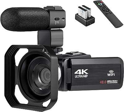 Caméra vidéo oiexi 4k pour youtube caméscope ultra hd 4k 48mp avec microphone et télécommande. Explorez DIAYTAR COTE D'IVOIRE  et découvrez un monde de produits discount passionnants. Que vous recherchiez des appareils électroménagers efficaces, des vêtements stylés ou des gadgets innovants, notre boutique en ligne dispose de tout cela et bien plus encore.  Profitez d'une expérience shopping unique tout en faisant des économies énormes chez nous !