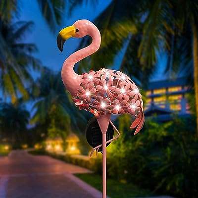 Lampes solaires en forme de flamant rose avec piquets  . Faites un bond dans le monde des bonnes affaires avec DIAYTAR COTE D'IVOIRE  ! Découvrez notre boutique en ligne généraliste où vous trouverez tout ce dont vous avez besoin, de la maison à l'électroménager, de l'informatique à la mode, et même les derniers gadgets. Ne sacrifiez pas votre budget pour vous faire plaisir, optez pour nos produits discount de qualité.