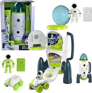 Ensemble de jouets de fusée combinés spaceshape outer spaceship avec 3 astronautes lumières rover et poignée. Faites des économies tout en restant tendance avec DIAYTAR COTE D'IVOIRE . Notre boutique en ligne généraliste propose des articles de mode et des gadgets à prix discount, sans compromis sur la qualité. Explorez notre sélection dès maintenant et trouvez les meilleures affaires du moment.