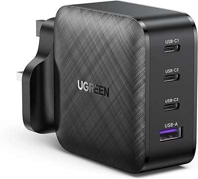 Chargeur ugreen 4 ports usb c gan adaptateur de chargeur de type. Besoin de trouver des gadgets originaux et amusants ? DIAYTAR COTE D'IVOIRE  est là pour vous proposer une sélection de produits discount qui égayeront votre quotidien. Trouvez des cadeaux uniques pour vos proches ou offrez-vous des articles ludiques qui vous divertiront sans vider votre porte-monnaie. Faites de votre shopping en ligne un moment fun et économique.