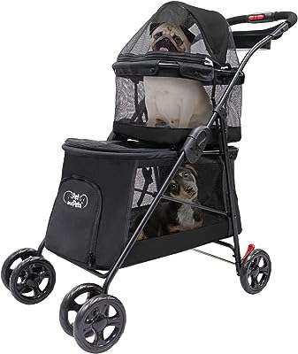 Poussette pour animaux de compagnie à deux étages betek poussette pour chat et chien. DIAYTAR COTE D'IVOIRE, votre carrefour en ligne pour des affaires incroyables ! Préparez-vous à être émerveillé par notre vaste gamme de produits discount, allant de l'équipement domestique à l'électroménager, en passant par l'informatique, la mode tendance et les gadgets à prix réduits.