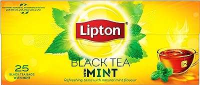 Thé noir lipton à la menthe 25 sachets. Ne payez plus le prix fort pour vos appareils électroménagers ! DIAYTAR COTE D'IVOIRE  vous propose une vaste gamme d'électroménager discount, des marques les plus reconnues aux appareils les plus innovants. Économisez tout en profitant de la meilleure qualité avec DIAYTAR COTE D'IVOIRE .