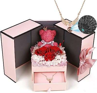 Coffret cadeau religieux en forme de rose préservée comprenant un pendentif. Bienvenue chez DIAYTAR COTE D'IVOIRE, votre destination en ligne pour des produits discount à prix imbattables ! Que vous ayez besoin d'électroménager, d'articles pour la maison, de gadgets high-tech, de vêtements à la mode ou d'accessoires informatiques, nous avons tout ce qu'il vous faut. Faites des économies tout en profitant de la meilleure qualité grâce à notre large gamme de produits.