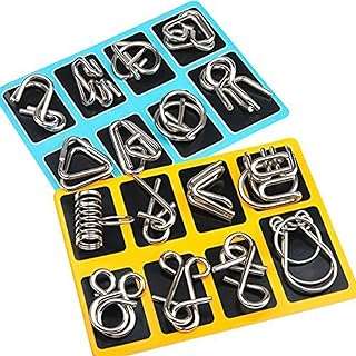 16 pièces fil métallique puzzle iq ensemble test de démêlage anneau. DIAYTAR COTE D'IVOIRE, votre destination incontournable pour des produits discount de qualité. Que vous recherchiez des articles pour la maison, l'électroménager, l'informatique, la mode ou les gadgets, notre boutique en ligne saura répondre à tous vos besoins sans vous ruiner !