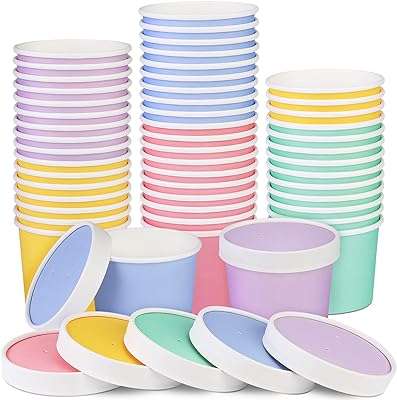 Roy sita lot de 50 récipients à crème glacée avec couvercles. Découvrez DIAYTAR COTE D'IVOIRE, votre source incontournable de bons plans discount en ligne. Trouvez tout ce dont vous avez besoin, des produits de maison essentiels aux gadgets high-tech, le tout à des prix imbattables. Faites des économies tout en vous offrant de la qualité grâce à notre sélection variée et attrayante.