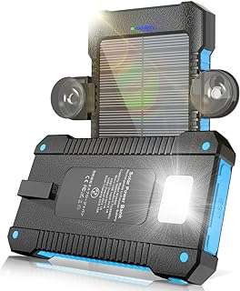 Banque d'énergie solaire 12 000 mah chargeur portable externe avec 2 ports usb et lampe. Explorez DIAYTAR COTE D'IVOIRE  et découvrez une variété impressionnante de produits discount pour la maison, l'électroménager, l'informatique et la mode. Avec des offres irrésistibles et une livraison rapide, faites des économies tout en obtenant des produits de qualité.