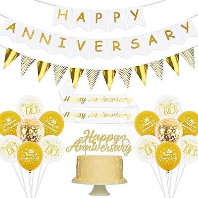 Kit de décoration joyeux anniversaire bannière blanche et dorée drapeaux de fanions. Besoin de dépenser moins sans renoncer à la qualité ? DIAYTAR COTE D'IVOIRE  est là pour vous ! Explorez notre catalogue en ligne et découvrez une multitude de produits discount pour la maison, l'électroménager, l'informatique et la mode, qui répondront à tous vos besoins tout en respectant votre budget.