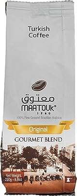Café maatouk mélange gastronomique original café turc mouture fine 250 g. DIAYTAR COTE D'IVOIRE, l'adresse incontournable pour tous les amateurs de mode à petit prix. Découvrez notre large sélection de vêtements et accessoires tendances pour hommes et femmes, et exprimez votre style sans vous ruiner. Du casual chic au streetwear, notre boutique en ligne vous offre la possibilité de rester à la pointe de la mode à prix discount. Faites-vous plaisir sans vous soucier du coût !