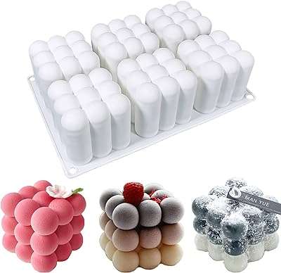 Moules à bougies cubes bulles 3d paquet de 6 moules bulles en silicone. Découvrez DIAYTAR COTE D'IVOIRE  et profitez de notre sélection exceptionnelle de produits discount à des prix imbattables. Que vous recherchiez des appareils électroménagers de qualité, des gadgets high-tech dernier cri ou des accessoires de mode à petit prix, vous trouverez tout cela dans notre boutique en ligne.
