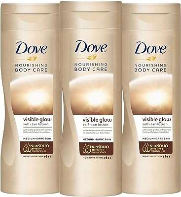 Lot de 3 lotions autobronzantes dove visible glow moyennes à foncées pour un teint. À la recherche de bons plans pour équiper votre maison à moindre coût ? DIAYTAR COTE D'IVOIRE  est là pour vous ! Découvrez notre sélection de produits discount pour la maison, de l'électroménager à la décoration, et profitez de prix imbattables tout au long de l'année.