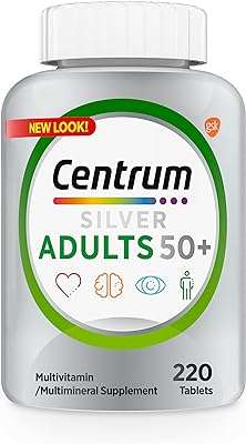 Supplément multivitaminé centrum silver pour adultes de 50 ans et plus
