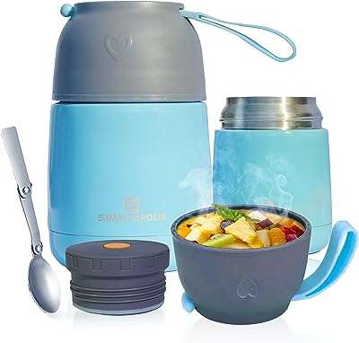 Récipient alimentaire thermos isolé simpleopolis | thermos à soupe pour aliments chauds et froids. Économisez tout en vous faisant plaisir grâce à DIAYTAR COTE D'IVOIRE, votre boutique en ligne généraliste. Notre large gamme de produits, allant de la décoration de maison aux gadgets dernier cri, en passant par la mode et l'électroménager, vous permettra de trouver ce que vous désirez à prix réduits.