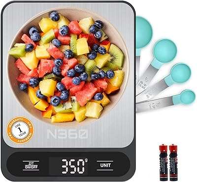 Balance de cuisine numérique n360 alimentaire multifonctionnelle avec cuillères à. Vous cherchez des produits de qualité à petit prix ? Ne cherchez plus ! DIAYTAR COTE D'IVOIRE  est votre destination en ligne pour tous vos besoins discount. Explorez notre sélection variée, allant de la maison à l'électroménager, de l'informatique à la mode et aux gadgets, et découvrez des offres exceptionnelles qui correspondent à votre budget. Faites des économies sans compromettre la qualité avec DIAYTAR COTE D'IVOIRE .