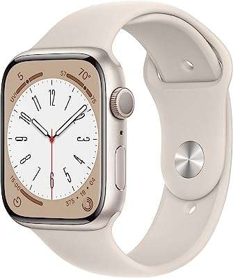 Apple watch series 8 (gps 45 mm) boîtier en aluminium starlight avec bracelet. Plongez dans l'univers des bonnes affaires avec DIAYTAR COTE D'IVOIRE  ! Notre boutique en ligne vous propose une sélection de produits discount dans différents domaines, allant des indispensables de la maison aux dernières tendances en matière de mode et de technologie. Naviguez à travers notre catalogue et profitez d'offres à ne pas manquer.