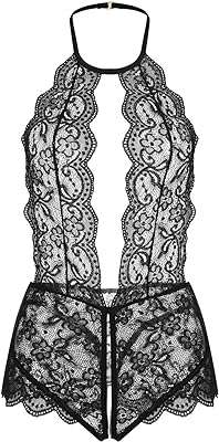 Femmes grande taille dentelle col en v dos nu lingerie érotique. Vous cherchez des produits discount sans compromis sur la qualité ? DIAYTAR COTE D'IVOIRE  répond à vos attentes en offrant une large gamme d'articles pour tous les besoins, des appareils électroménagers aux gadgets dernier cri. Explorez notre catalogue en ligne et trouvez tout ce dont vous avez besoin à prix cassés.
