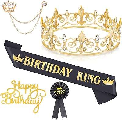 D'anniversaire siosi y compris couronne de roi pour anniversaire king. DIAYTAR COTE D'IVOIRE  vous propose une expérience d'achats en ligne unique. Découvrez notre sélection de produits discount allant de la maison à l'électroménager, de l'informatique à la mode, sans oublier les gadgets les plus en vogue. Ne dépensez pas plus que nécessaire et trouvez tous vos articles préférés à des prix incroyables !