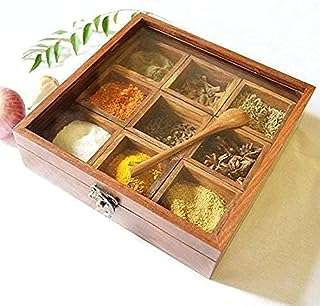 Asiwood récipients de rangement polyvalents boîte à épices avec cuillère masala en bois. Chez DIAYTAR COTE D'IVOIRE, nous rendons le shopping discount accessible à tous. Découvrez notre boutique en ligne où vous trouverez une large gamme de produits pour la maison, l'électroménager, l'informatique, la mode et les gadgets. Profitez de nos prix compétitifs pour réaliser des économies tout en vous faisant plaisir !