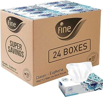 Mouchoirs fine® euphoria classic 150 feuilles x 2 épaisseurs paquet de 24. Faites des économies intelligentes avec DIAYTAR COTE D'IVOIRE  ! Découvrez notre assortiment discount de produits pour la maison, l'électroménager, l'informatique, la mode et les gadgets. Profitez de prix réduits sans compromis sur la qualité, et offrez-vous tout ce dont vous avez besoin à petit prix.