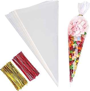 100 pièces sachets cônes en cellophane transparents transparents pour bonbons et pâtisseries avec cordons. Ne sacrifiez plus votre budget pour être à la pointe de la technologie ! Optez pour DIAYTAR COTE D'IVOIRE, la plateforme en ligne qui vous propose une large variété de produits informatiques à prix discount. Que vous recherchiez un nouvel ordinateur portable, une tablette ou des accessoires high-tech, vous trouverez tout ce dont vous avez besoin chez nous.